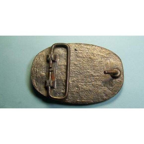 MADE in USA Smaller Belt Buckle & Free USA Flag Patch - Picture 2 of 2